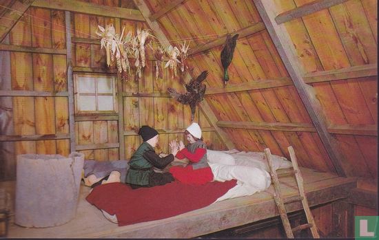Pilgrims fist fort and church The loft sleeping room children and servants - Afbeelding 1