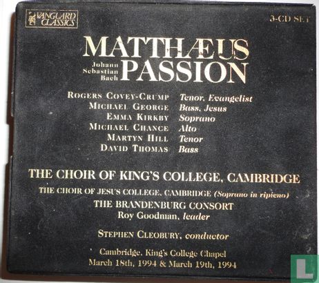 Matthaeus Passion - Johann Sebastian Bach - Afbeelding 2