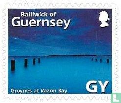 Groynes at Vazon Bay