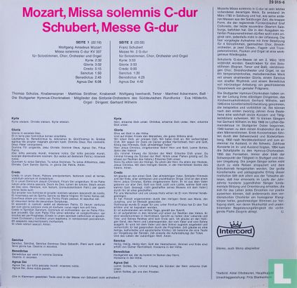 Mozart, Missa solemnis C-dur / Schubert, Messe G-dur - Bild 2