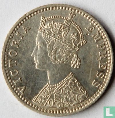 British India ¼ rupee 1894 (Bombay) - Image 2
