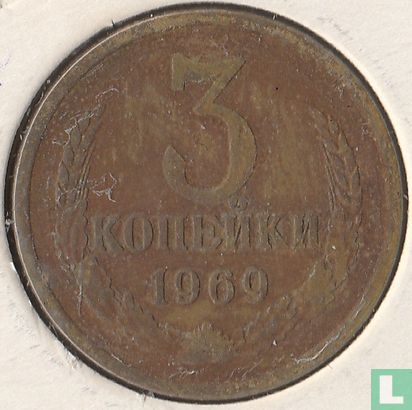 Russia 3 kopecks 1969 - Image 1