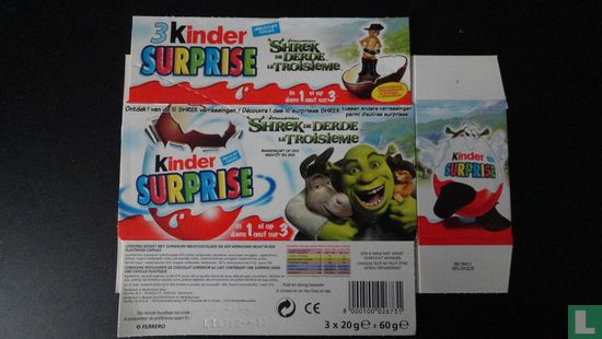 3-pack doosje Shrek de derde - Afbeelding 1