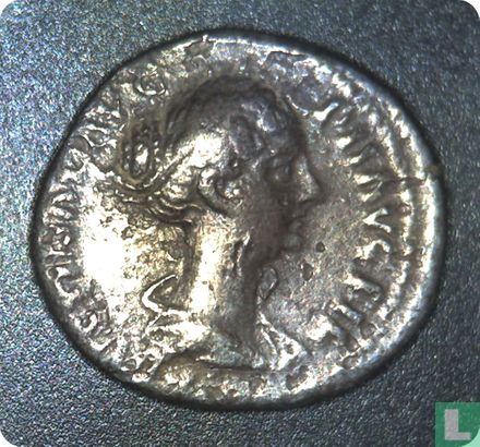Romeinse Rijk, Denarius, 147-176 AD, Faustina II wife of Marcus Aurelius, Rome - Afbeelding 1
