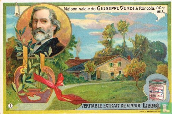 Maison natale de Giuseppe Verdi à Roncole, 10Oct. 1813