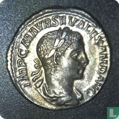 Romeinse Rijk, AR Denarius, 222-235 AD, Severus Alexander, Rome, 223 AD - Afbeelding 1