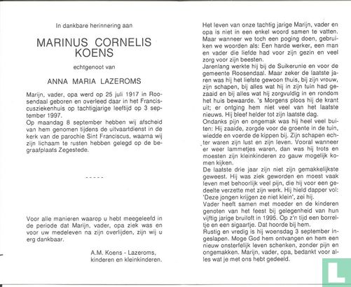 Marinus Cornelis Koen - Image 2