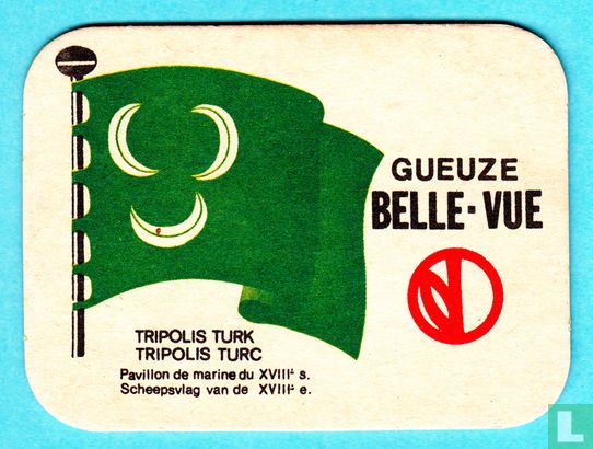 Scheepsvlag van de XVIII e Tripolis Turk (10,7cm) 