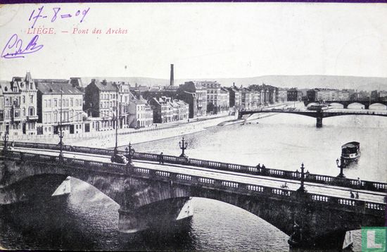 Luik . Pont de Arches . Brug van de Overwinning - Image 1