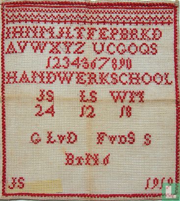 Handwerkschool Winsum 1919