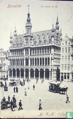 Bruxelles. Grand Place, La Maison Du Roi, Grote Markt . Broodhuis Brussel - Afbeelding 1