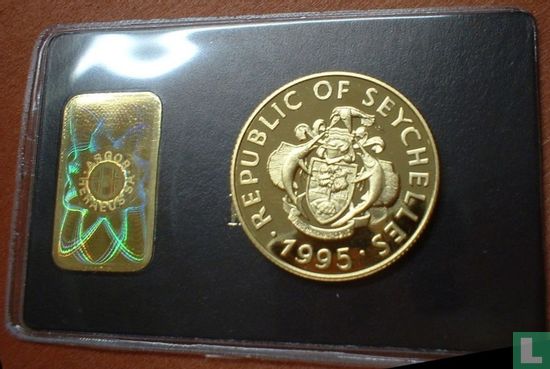 Seychelles 100 rupees 1995 (PROOF) "1996 Summer Olympics in Atlanta" - Image 3