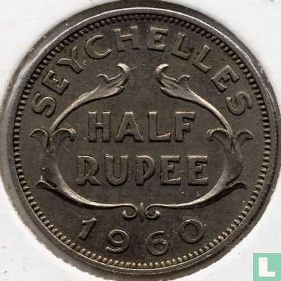 Seychelles ½ rupee 1960 - Image 1