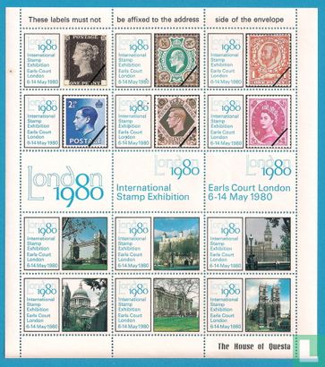 Londen 1980 International Stamp Exhibition - Afbeelding 1