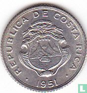 Costa Rica 5 centimos 1951 (type 2) - Image 1