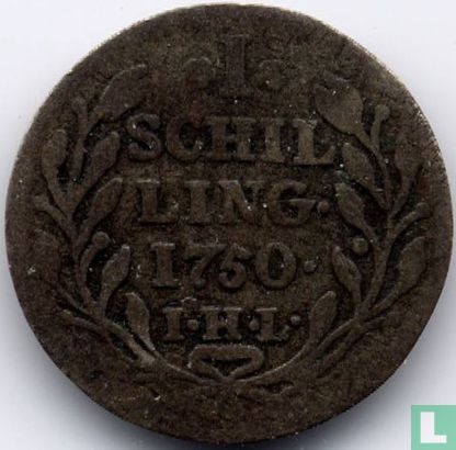 Hamburg 1 schilling 1750 - Afbeelding 1