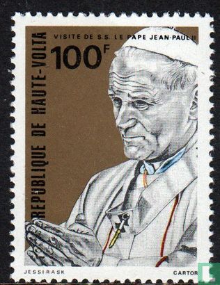 Visite du Pape Jean-Paul II