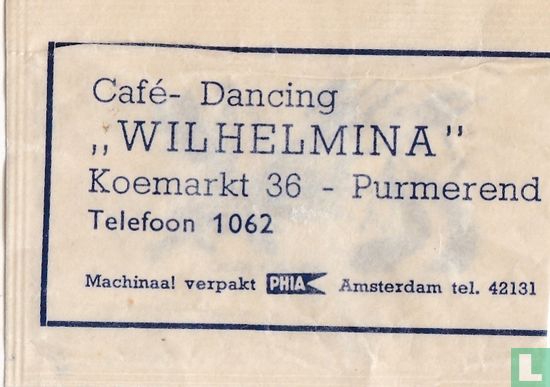 Café Dancing "Wilhelmina"  - Afbeelding 1