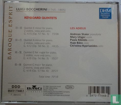Luigi Boccherini: Keyboard Quintets / Klavierquintette - Image 2