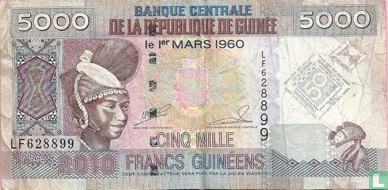 Guinee 5000 Francs - Afbeelding 1