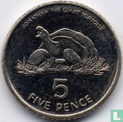 St. Helena und Ascension 5 Pence 1998 - Bild 2
