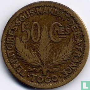 Togo 50 centimes 1925 - Image 2