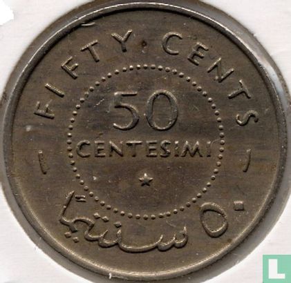 Somalie 50 centesimi 1967 - Image 2