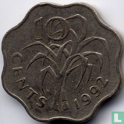 Swaziland 10 cents 1992 - Image 1