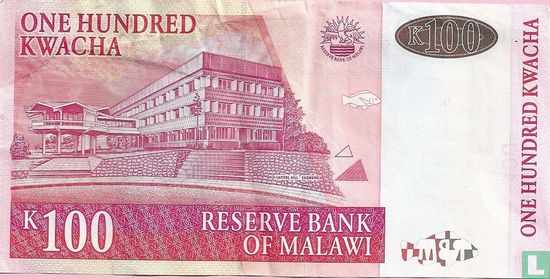 Malawi 100 Kwacha 2011 - Image 2