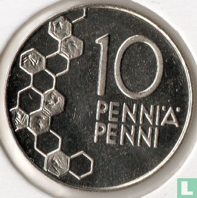 Finland 10 penniä 2001 - Afbeelding 2
