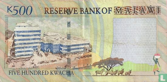 Malawi 500 Kwacha 2005 - Afbeelding 2