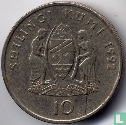 Tanzania 10 shilingi 1992 - Afbeelding 1
