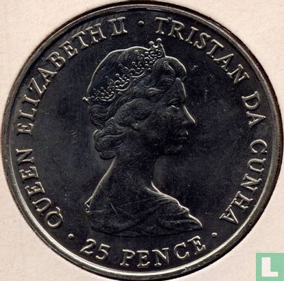 Tristan da Cunha 25 pence 1981 "Royal Wedding of Prince Charles and Lady Diana" - Image 2