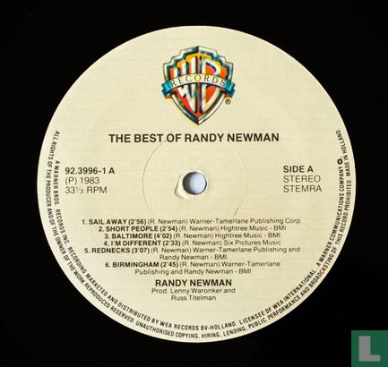The Best of Randy Newman - Image 3