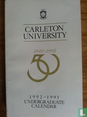 Carelton University Undergaduate Calender - Image 1