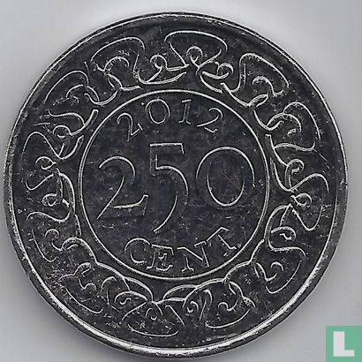 Suriname 250 Cent 2012 (ohne Münzzeichen) - Bild 1