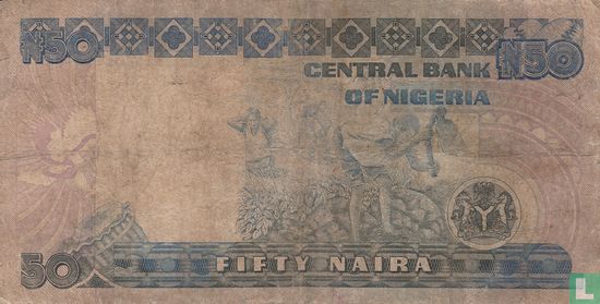 Nigeria 50 Naira ND (1991) P27a - Afbeelding 2
