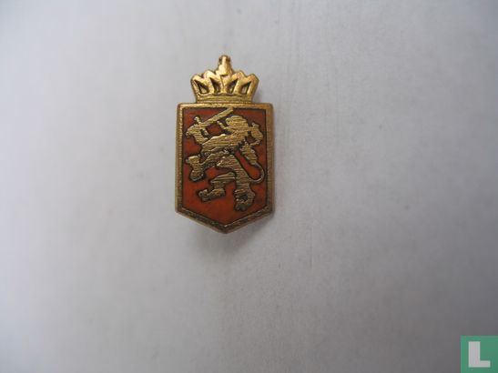 Netherlands Lion (without crown) on orange shield with crown