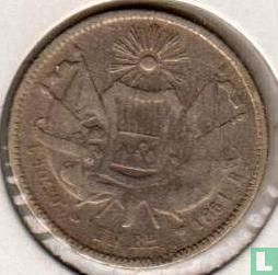Guatemala 1 real 1861 - Image 1