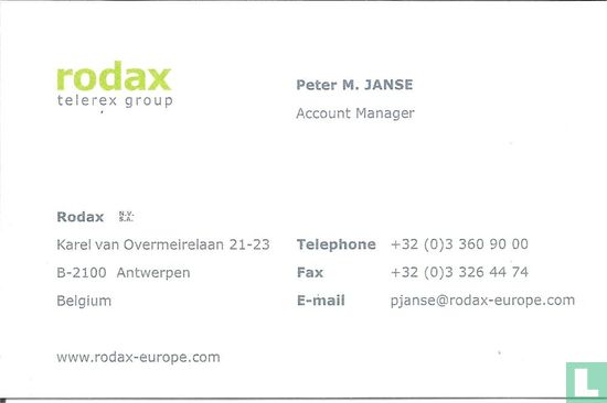 Rodax NVSA. Telerex Group