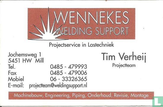 Wennekes Welding Support Tim