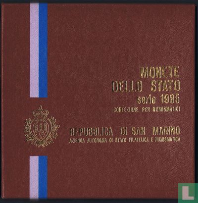 San Marino jaarset 1985 - Afbeelding 1