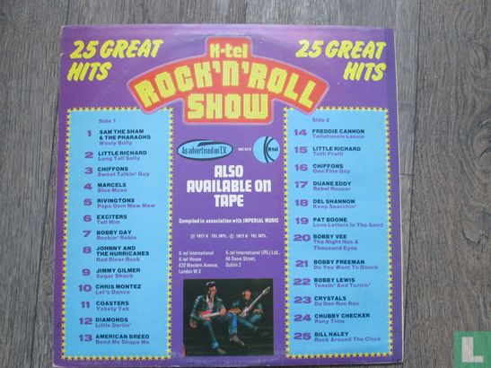 K-tel Rock "n"Roll Show 25 Great Hits - Image 2