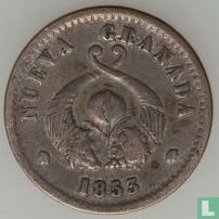 Colombia 1 décimo 1853 - Image 1