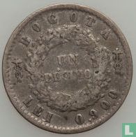 Colombia 1 décimo 1853 - Image 2