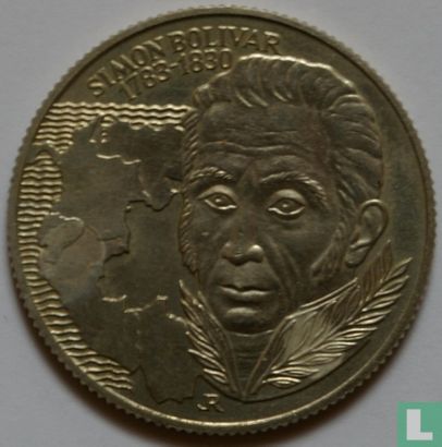 Ungarn 100 Forint 1983 "200th anniversary Birth of Simón Bolívar" - Bild 2
