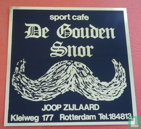  Sport cafe De Gouden Snor Joop Zijlaard