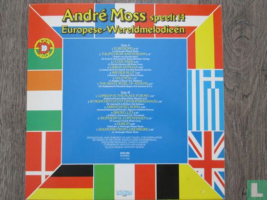 André Moss speelt 14 Europese wereldmelodien - Afbeelding 2