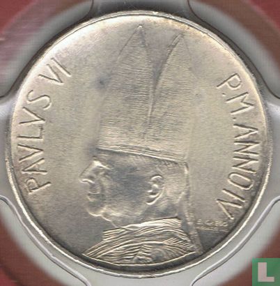 Vatikan 500 Lire 1966 - Bild 2