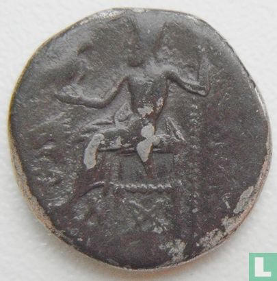 Koninkrijk Macedonië, Alexander de Grote 336-323 v. Chr., AR Drachme geslagen te Kolophon.  - Afbeelding 2